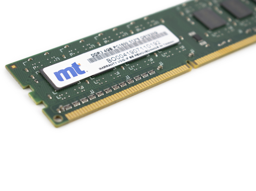 Memoria RAM MT 4 Gb PC1600