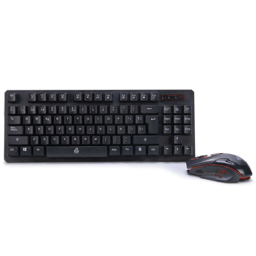 Teclado y mouse Inalambrico ROWEL RW-6300