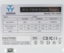 Fuente para PC INVADER ATX-750W GAMER POWER SUPPLY