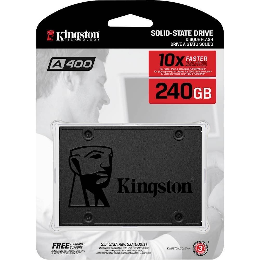 DISCO DURO SOLIDO KINGSTON SSD 240GB (A400)