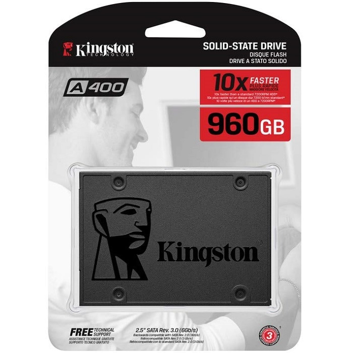 DISCO DURO SOLIDO KINGSTON SSD 960GB (A400)