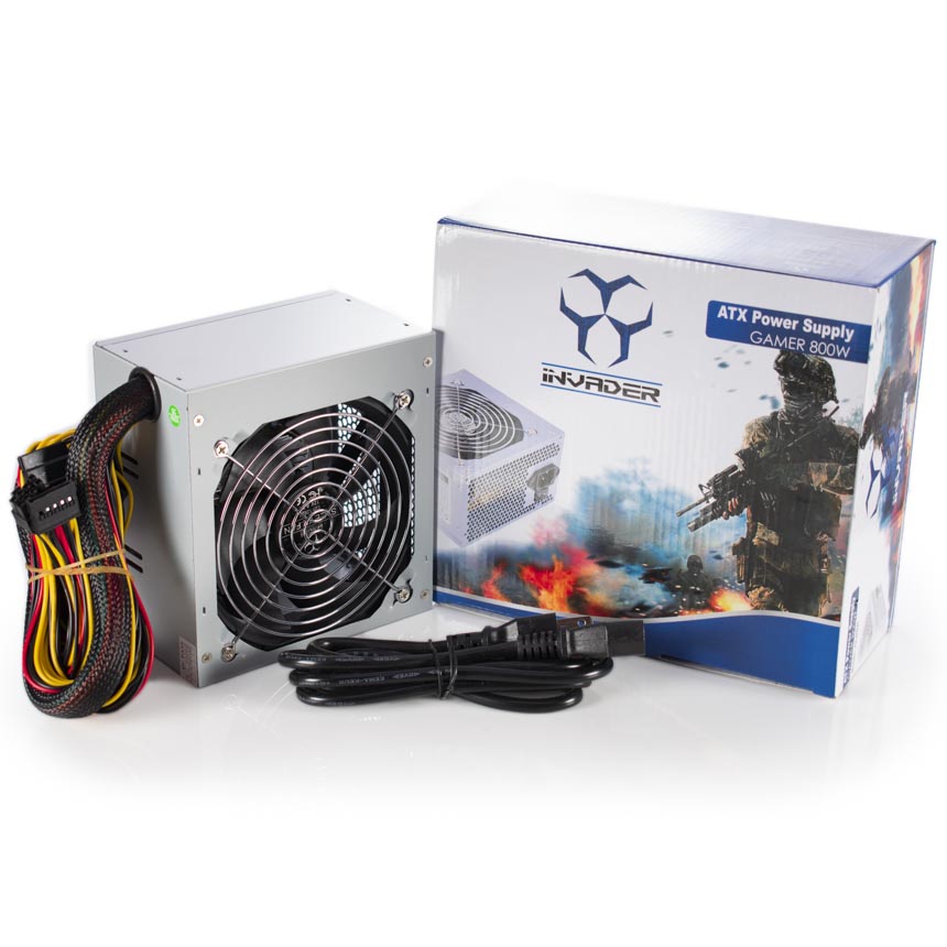 Fuente para PC INVADER ATX-800W POWER SUPPLY