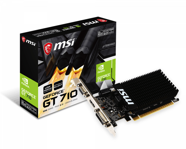 Tarjeta de Video MSI Nvidia Geforce GT 710 2GB DDR3