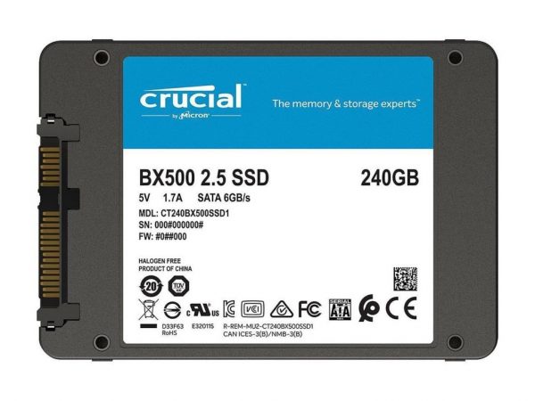 DISCO DURO SOLIDO CRUCIAL SSD 240GB