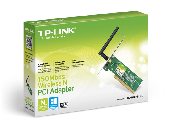 TPLINK PCI-E Adaptador Inalhambrico TL-WN751ND