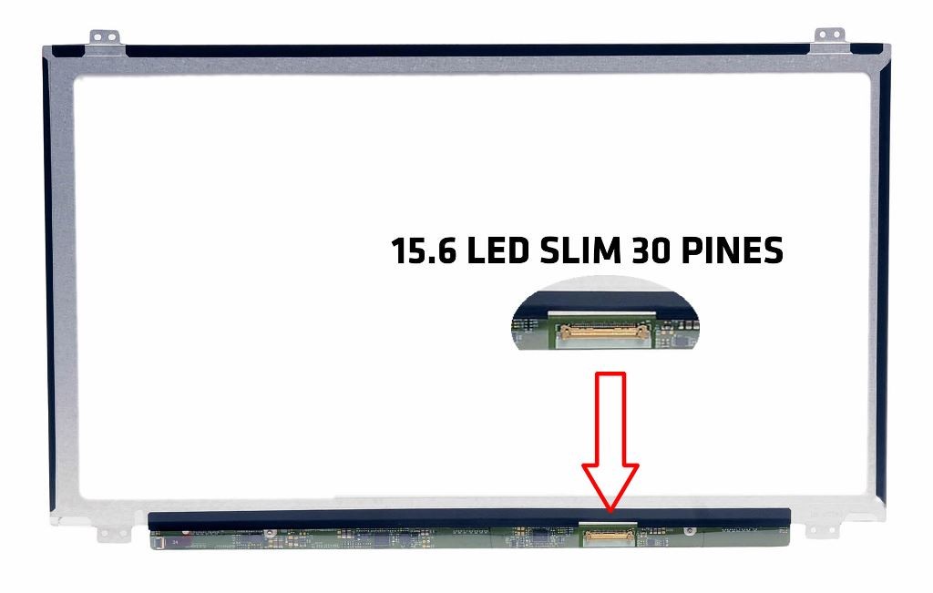 Pantalla para laptop LED de 30 Pines